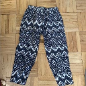 Patterned pants from J Crew